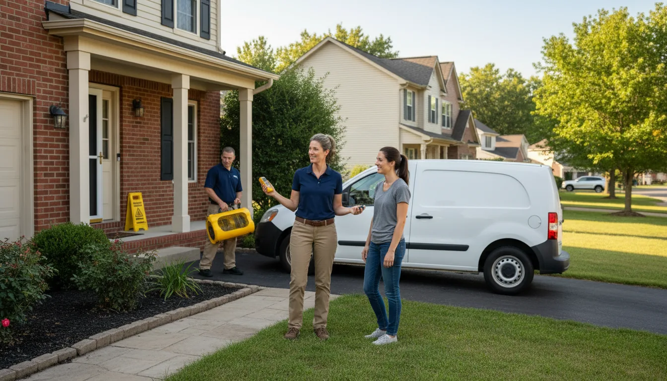 Water restoration image for Emergency Water Removal Services in Parsons, KS